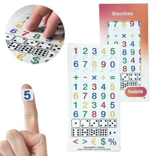 Stactiles™ - Voelbare Stickers - Getallen