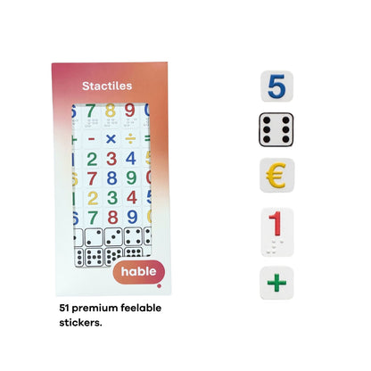 Stactiles™ - Voelbare Stickers - Getallen