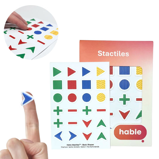 Stactiles™ - Voelbare Stickers - Basisvormen