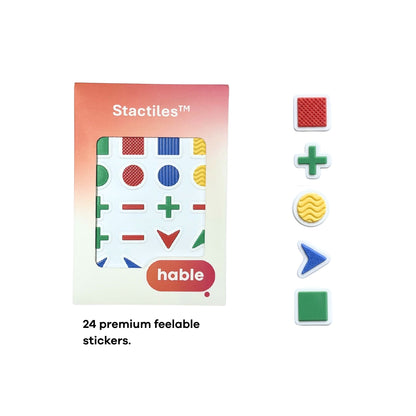Stactiles™ - Voelbare Stickers - Basisvormen