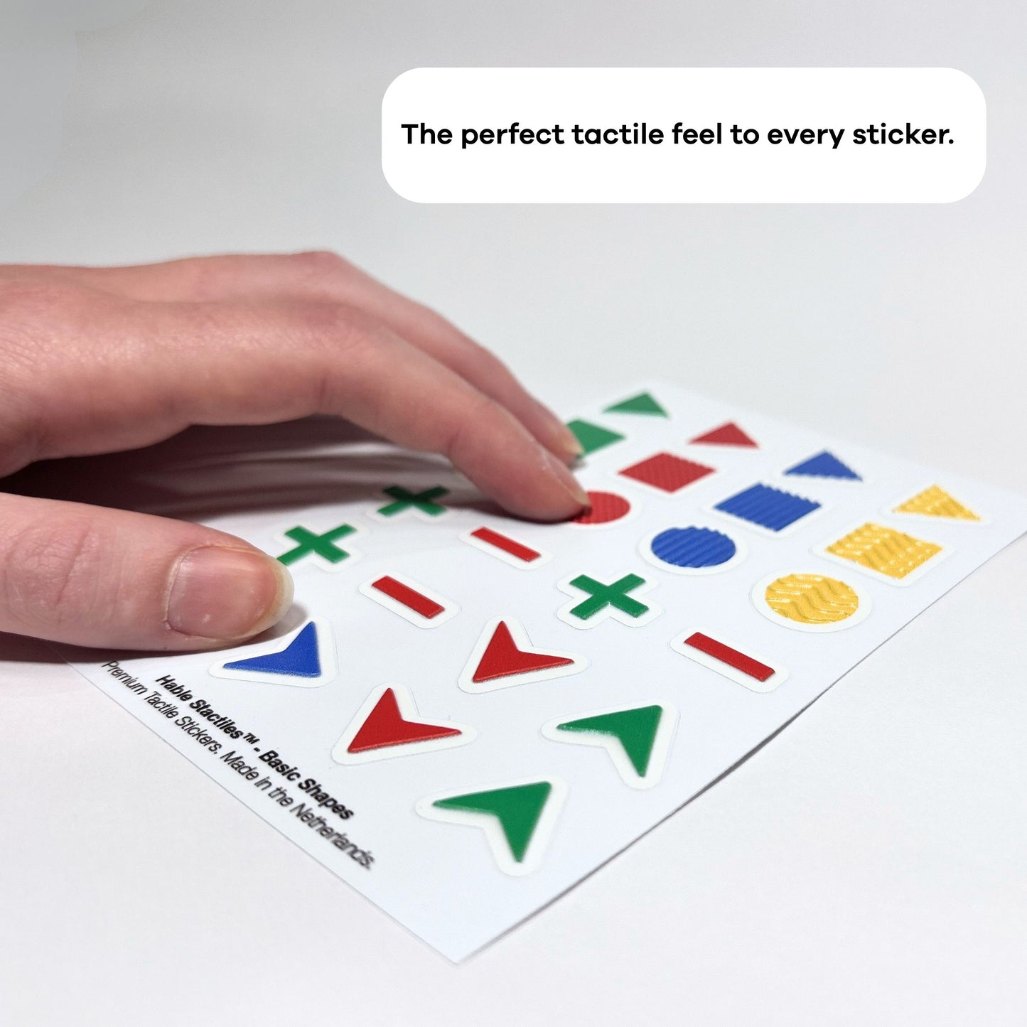 Stactiles™ - Voelbare Stickers - Basisvormen