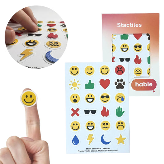 Stactiles™ - Tastbare stickers - Emojis