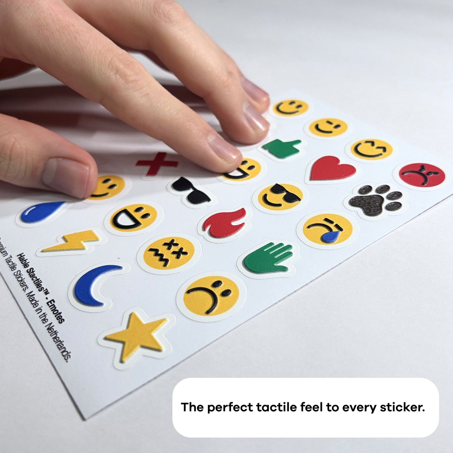 Stactiles™ - Tastbare stickers - Emojis