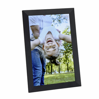 Digitale fotoframe met Frameo-app Zwart