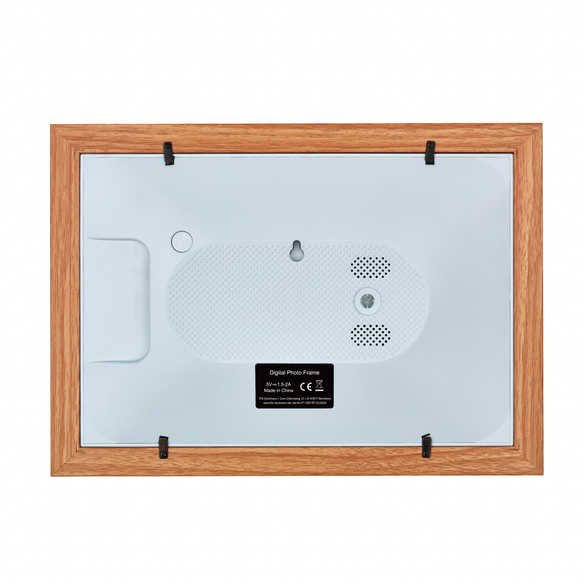 Digitale fotoframe met Frameo-app Hout