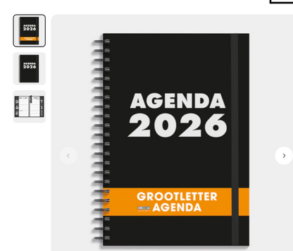 Agenda 2026 grootletterschrift formaat A4